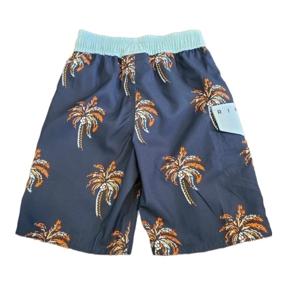 RIP Curl Mirage Palm Daze Blue Swim Shorts Size 2 - Picture 2 of 2